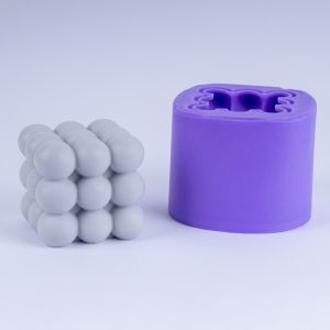 Куб из шариков 3D, форма для мыла силиконовая