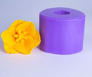 Тюльпан раскрытый 3D, форма для мыла силиконовая