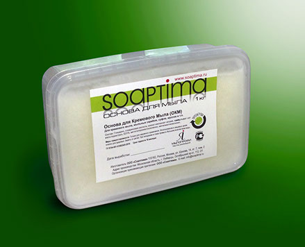 SOAPTIMA ОКМ, основа для кремового мыла, фасовка по 1кг Мыльные основы