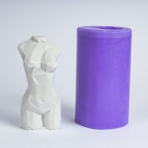 Торс женский 3D, форма для мыла силиконовая