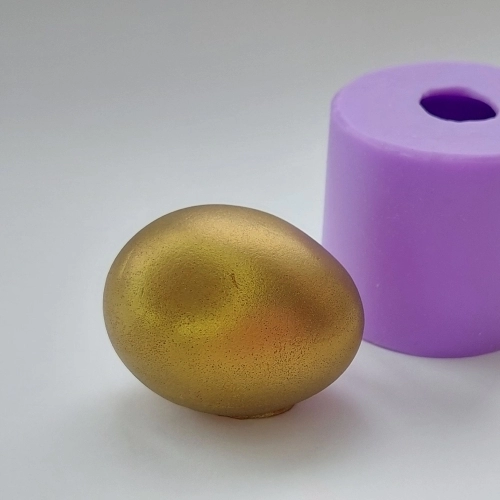Яйцо простое горизонтальное, форма для мыла силиконовая Силиконовые формы
